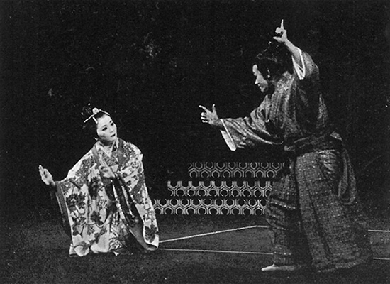 冠船流川田琉球舞踊団の創作劇「惜夜」