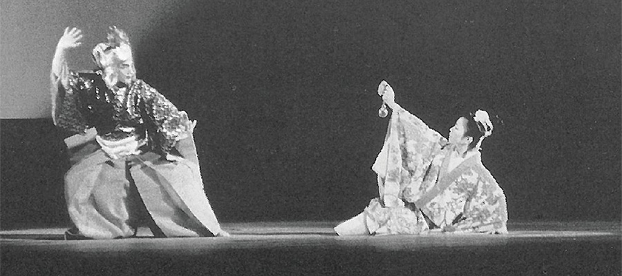 冠船流川田琉球舞踊団の創作劇「輪多梨の花」
